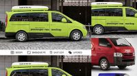 6033+ Passenger Van Mockup Free Modern PSD Templates