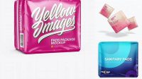 6034+ Sanitary Pads Packaging Mockup Free Download High-End Layered Mockup Free