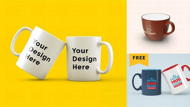 6041+ Ceramic Cup PSD Mockup Fully Layered Photoshop Freebie