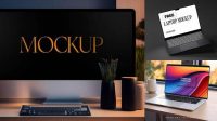 6048+ Psd Computer Mockup Premium Freebie for Designers