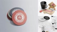 6049+ Mug And Coaster Mockup Free High-Quality PSD Files