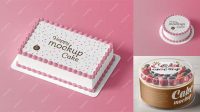 605+ Cake Mockup PSD for Free