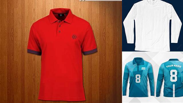 6051+ Mockup Polo Lengan Panjang Psd Versatile and Modern PSD Mockup