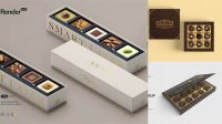 6053+ Chocolate Box Mockup Free Download Easy Editable