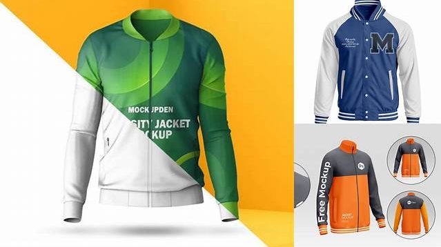 6056+ Baseball Jacket Mockup Free PSD File Download