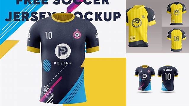 6074+ Soccer Jersey Mockup For Free Download