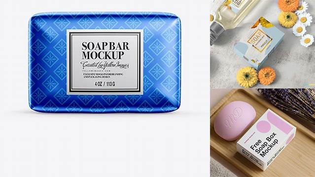 6079+ Metallic Soap Package PSD Mockup Front View Creative PSD Resources