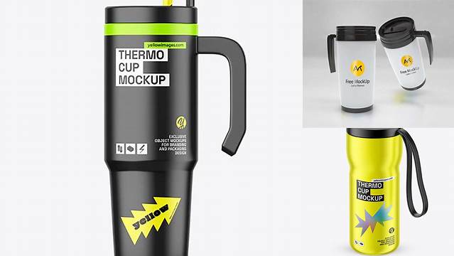 6084+ Thermo Cup Mockup Free Free PSD