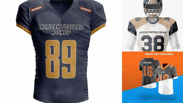 6088+ American Football Jersey Mockup Psd Free Download Include TIFF