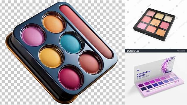 6092+ Eyeshadow Palette Template Customizable PSD Templates