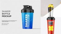 6098+ Glossy Shaker Bottle PSD Mockup Mockup PSD Free Download