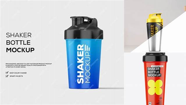 6098+ Glossy Shaker Bottle PSD Mockup Mockup PSD Free Download