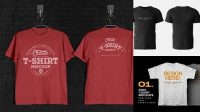 6098+ T-shirt Mockup Front And Back Psd Free Download Free Downloadable PSD