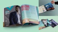 610+ Ad Magazine Mockup Editable Design PSD File