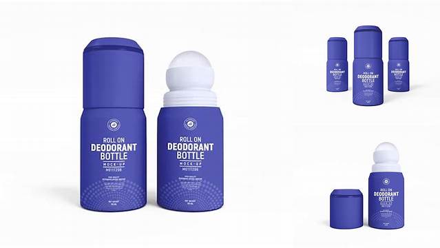 6100+ Matte Plastic Roll-On Deodorant PSD Mockup High-End Professional PSD Resources