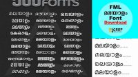 6102+ Malayalam Fml Fonts Pack Download Free PSD