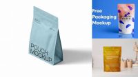 6103+ Pouch Mockup Free Download PSD for Free