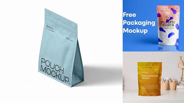 6103+ Pouch Mockup Free Download PSD for Free