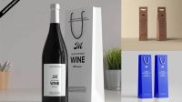 6103+ Wine Bag Mockup Download Professional PSD