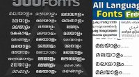 6105+ Download Malayalam Font Pack Stylish Free PSD