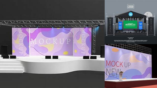 6106+ Event Stage Mockup Free Mockup File Free Download