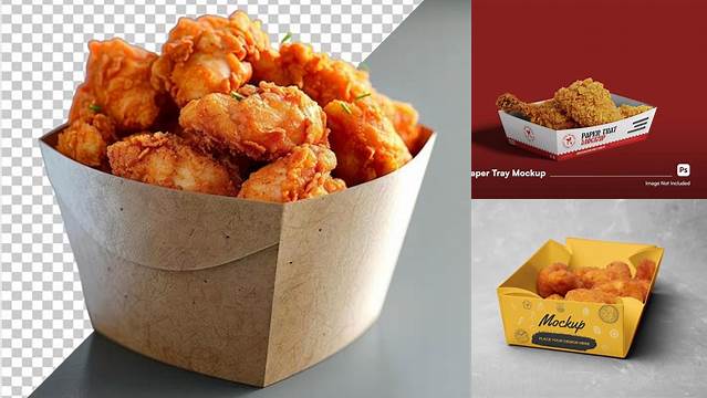 6108+ Fried Chicken Packaging Mockup Modern Design PSD