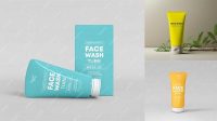 6110+ Face Wash Mockup Premium Design Freebie