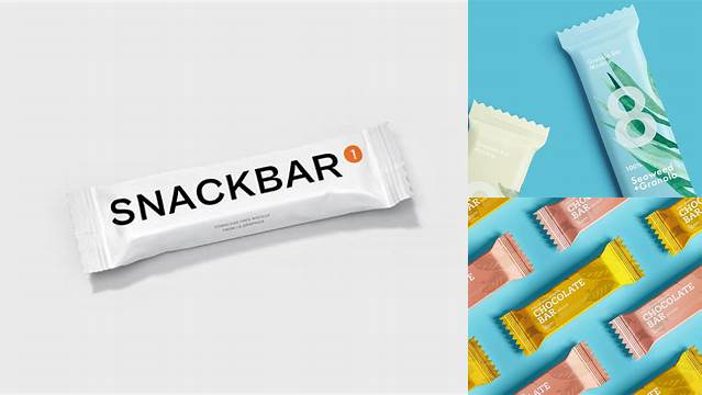 6116+ Granola Bar Mockup Free Versatile Photoshop File