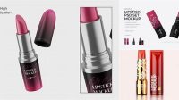 6120+ Open Glossy Lipstick PSD Mockup Modern and Unique Freebie PSD