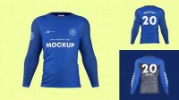 6121+ Long Sleeve Jersey Mockup Psd Free Photoshop Freebie