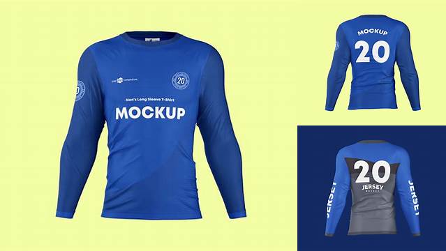 6121+ Long Sleeve Jersey Mockup Psd Free Photoshop Freebie