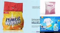 6123+ Washing Powder Mockup Free Digital Download