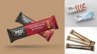 6125+ Kraft Candy Bar PSD Mockup Layered PSD File Free Download