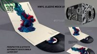 6128+ Double Sleeve Vinyl Mockup Free Best for Showcase