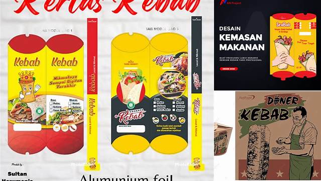 6130+ Template Kemasan Kebab Free Graphic Resource