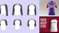 6132+ Mockup Raglan Best Free Resource