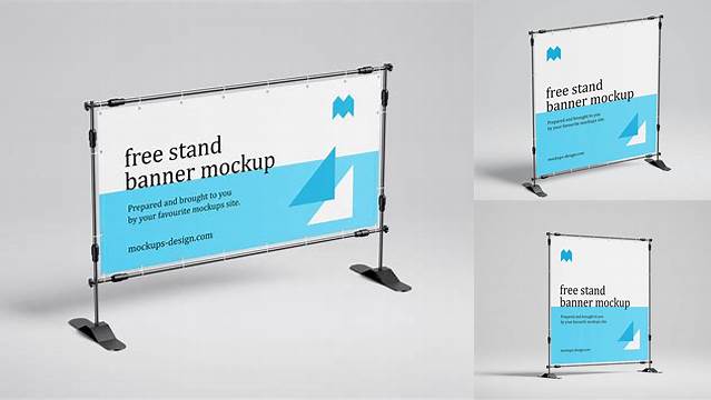 6133+ Mockup Free Banner Stand Easy-to-Edit Photoshop Freebie