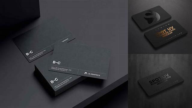 6135+ Uv Business Card Mockup Versatile Photoshop File