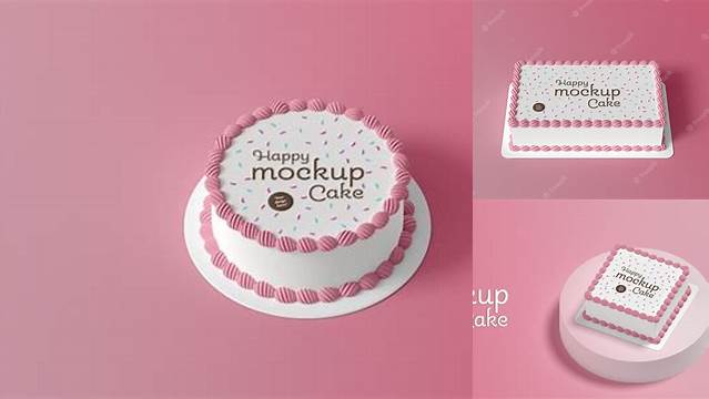 6139+ Cake Mockup Free Smart PNG Image