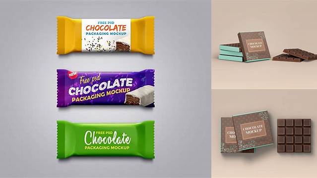 614+ Chocolate Packaging Mockup Psd Free Digital Download