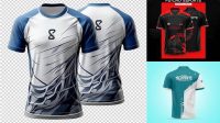 614+ Jersey Esport Template Professional PSD Mockup