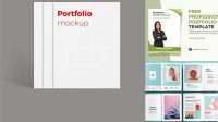 6141+ Free Portfolio Mockups Elegant Free Template