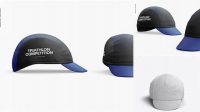 6143+ Cycling Cap PSD Mockup Front View Exclusive Layered PSD Mockup