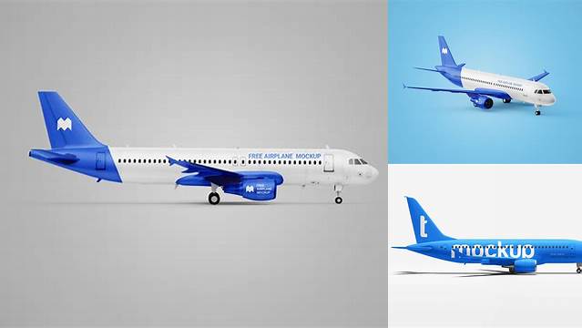 6146+ Airplane Mockup Free Download Hight Resolution