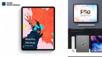 6150+ iPad Pro 2018 PSD Mockup Exclusive Editable PSD File