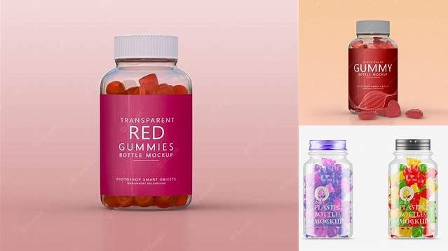 6155+ Gummies Mockup Free PSD for Creative Projects