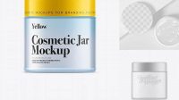 6167+ 250ml Clear Plastic Cosmetic Jar PSD Mockup Customizable Design Files