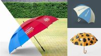 6169+ Outdoor Umbrella Mockup Free High-Quality Editable PSD