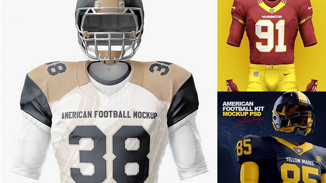 617+ Free American Football Jersey Mockup For Free Download