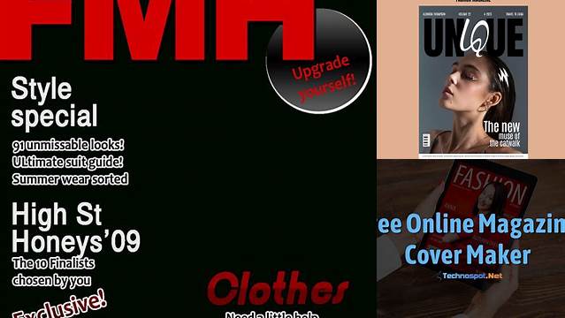 6170+ Fake Magazine Cover Template Photoshop Easy Editable